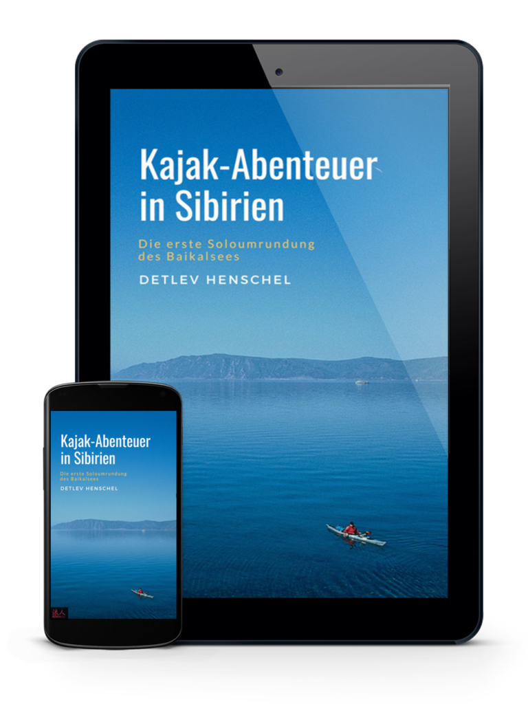 Buch über ein Abenteuer im Seekajak auf dem Baikalsee